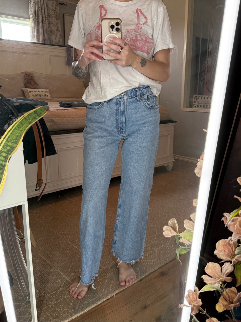 Abercrombie & Fitch Light Blue Straight-Leg Jeans
